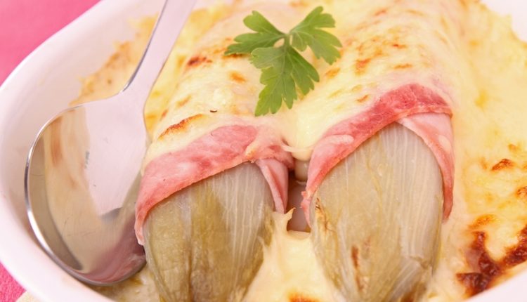 witlof met ham en kaas uit de oven