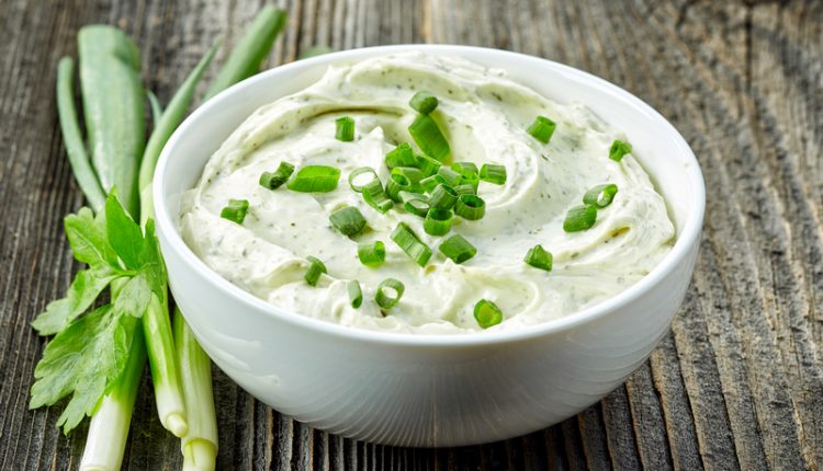 Dip van roomkaas