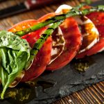 Salade caprese met balsamico dressing