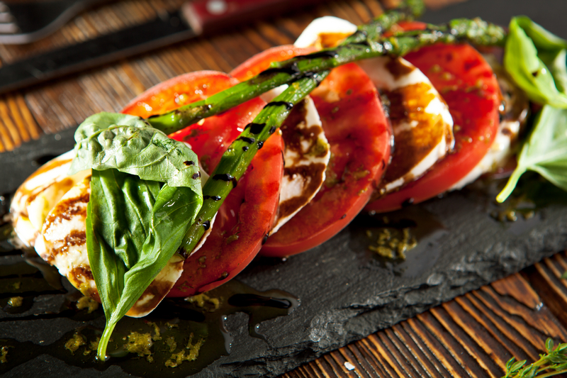 Salade caprese met balsamico dressing