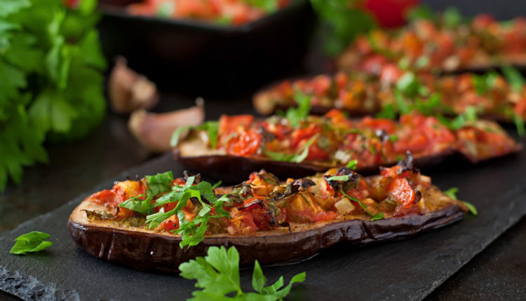 Vegetarische gezonde pizza
