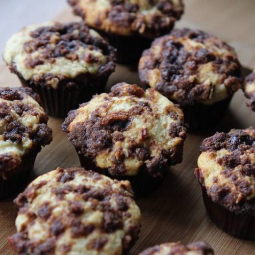 Banaan muffin met topping