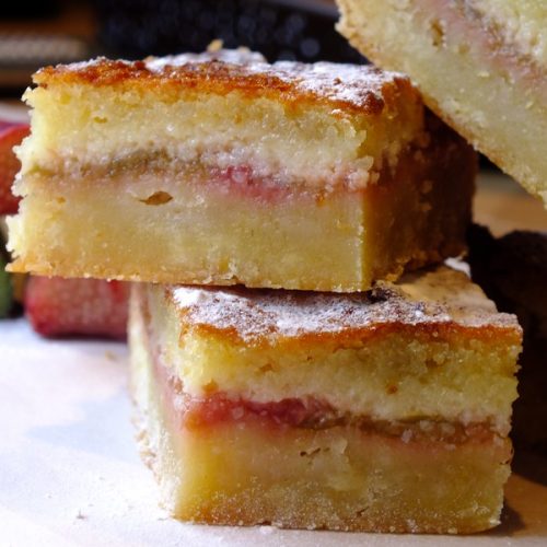 Rabarber plaatkoek met frangipane